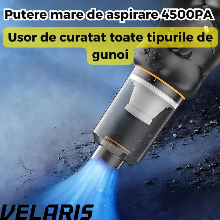 Aspirator Auto si de Birou Portabil cu Functie de Suflare si Aspiratie, Mini, Putere Mare, Reincarcabil USB