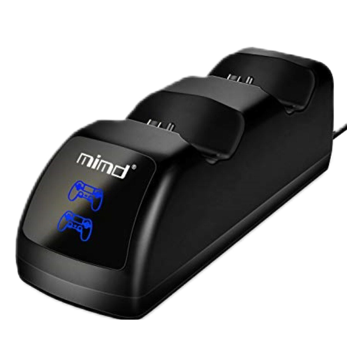 Stație de încărcare PS4, 2 controllere, afișaj LED, protecție inteligentă
