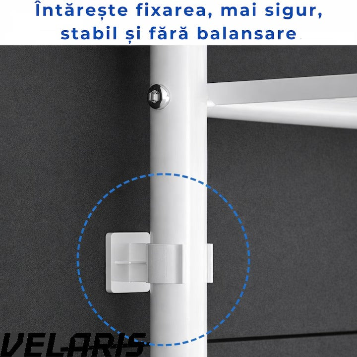 Organizator Multifunctional pentru Baie, Toaleta sau Masina de Spalat, Suport pentru Detergenti, Prosoape si Accesorii de Igiena, Design Compact si Montare Rapida