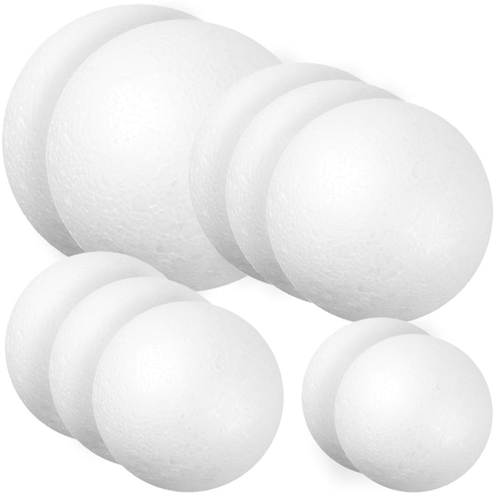 Set 10 Globuri Albe, Decorative