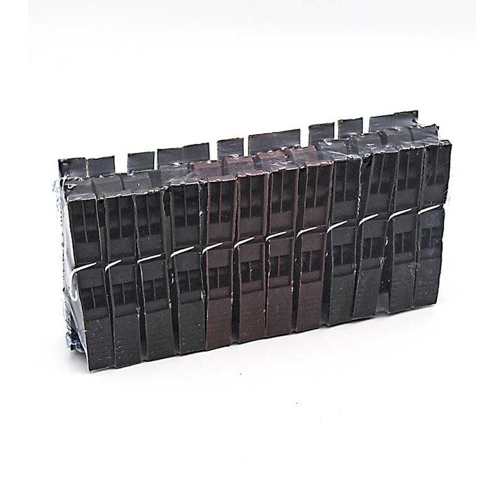 Carlige rufe set 24 buc clesti plastic negri rezistenti pentru uscator balcon sfoara haine prindere puternica