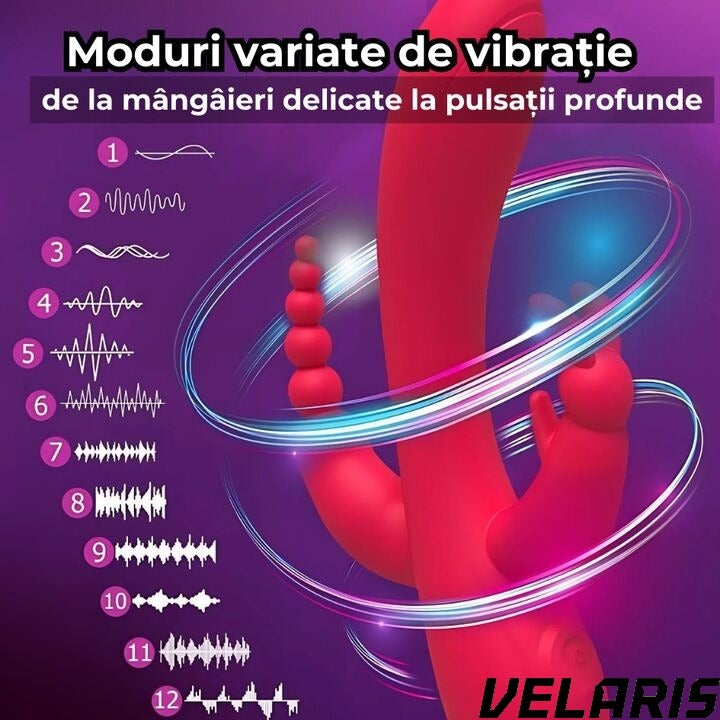 Vibrator pentru Femei, Stimulare Punct G si Clitoris, Roz, Design Ergonomic si Multiple Setari de Vibratie