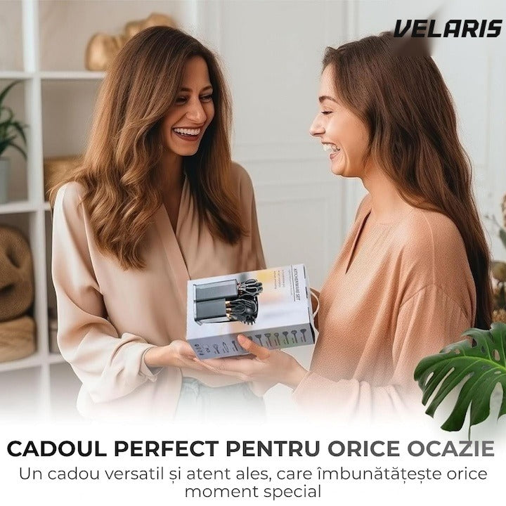 Set 19 ustensile de bucătărie silicon termorezistent și bambus, cuțite inox, suport organizator, Design Gri