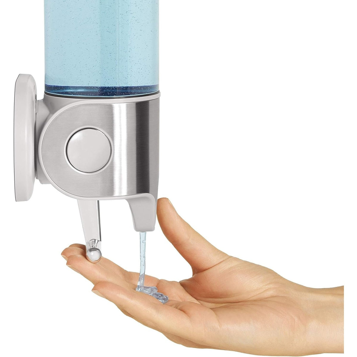 Dispenser 3 în 1 pentru săpun, șampon și balsam, montaj pe perete, transparent, 3x500ml