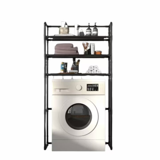Raft modular cu 3 polite pentru deasupra masinii de spalat, 72x25x155 cm, suport depozitare spatiu redus