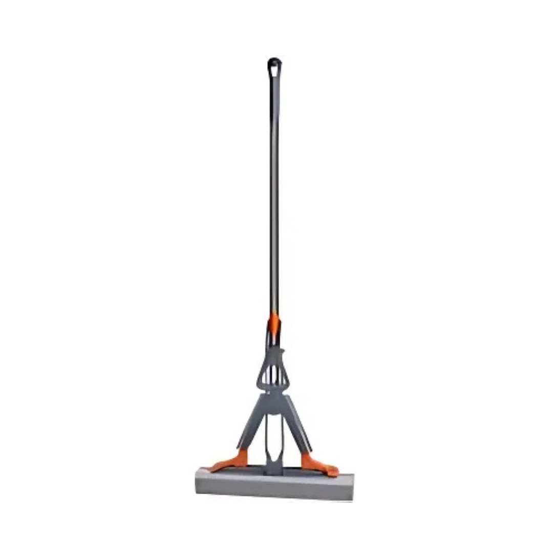 Mop absorbant telescopic, alb, sistem de stoarcere simplu, burete usor de inlocuit, ideal pentru toate tipurile de podea