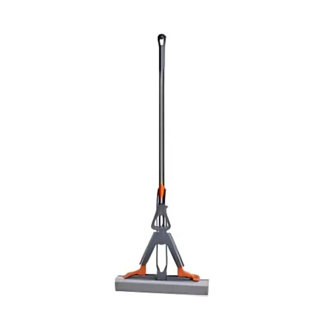 Mop telescopic absorbant, sistem simplu de stoarcere, burete ușor de înlocuit, alb