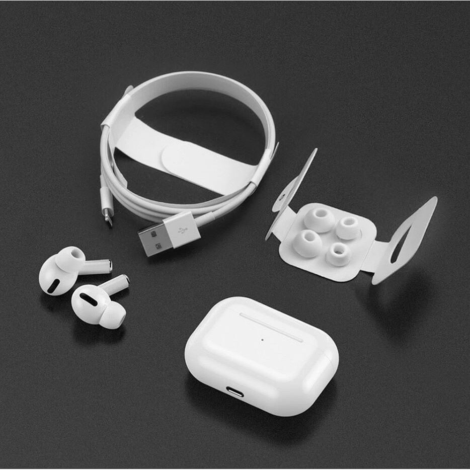 Casti wireless Air Pro 3, Android/iPhone, audio HD, touch control, caz incarcare, 24 ore, alb