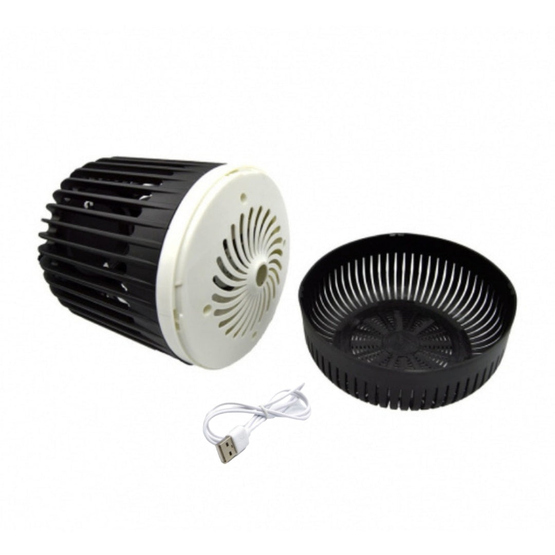 Lampă anti-insecte UV LED, 5W, raza de acțiune 20 m², alimentare USB, negru