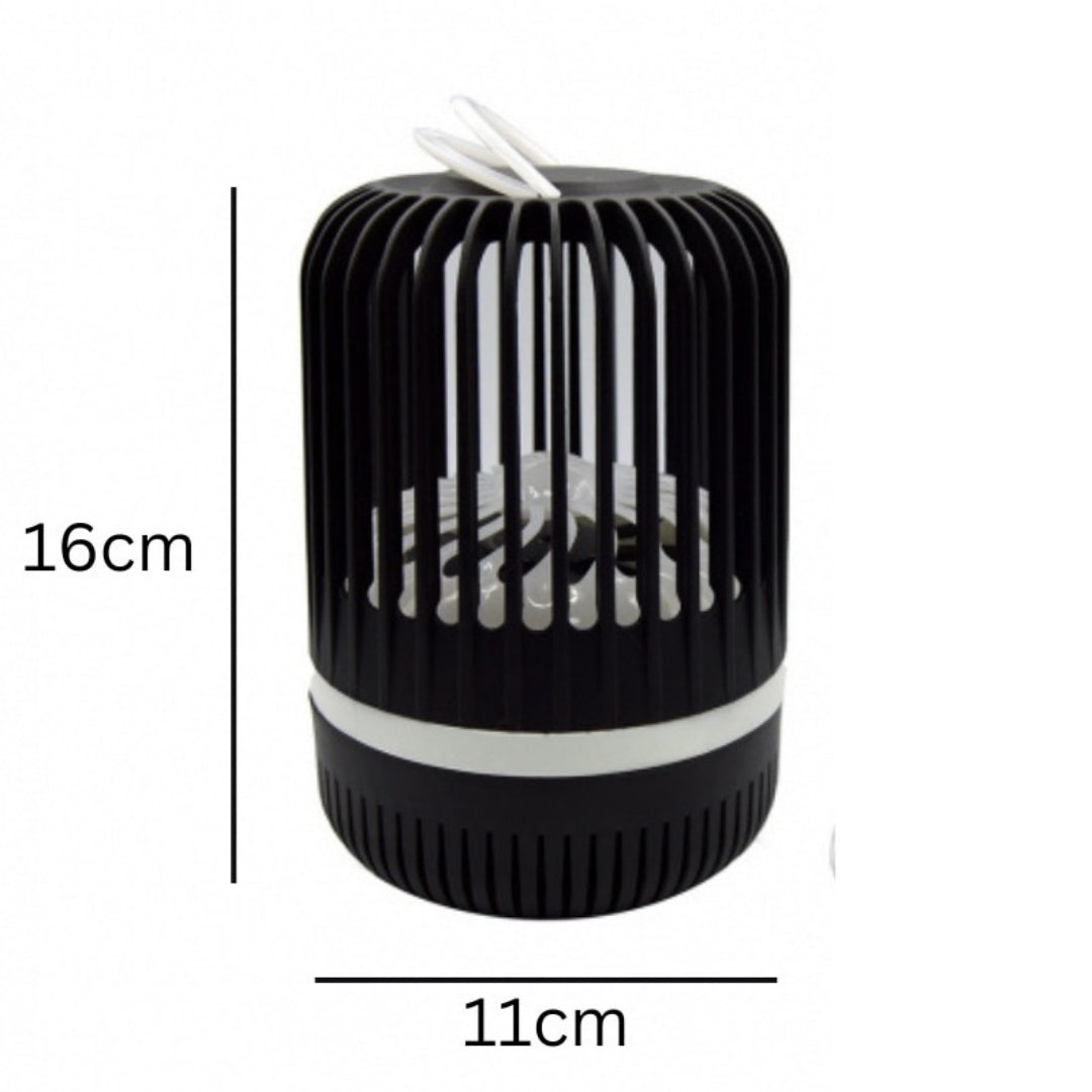 Lampă anti-insecte UV LED, 5W, raza de acțiune 20 m², alimentare USB, negru