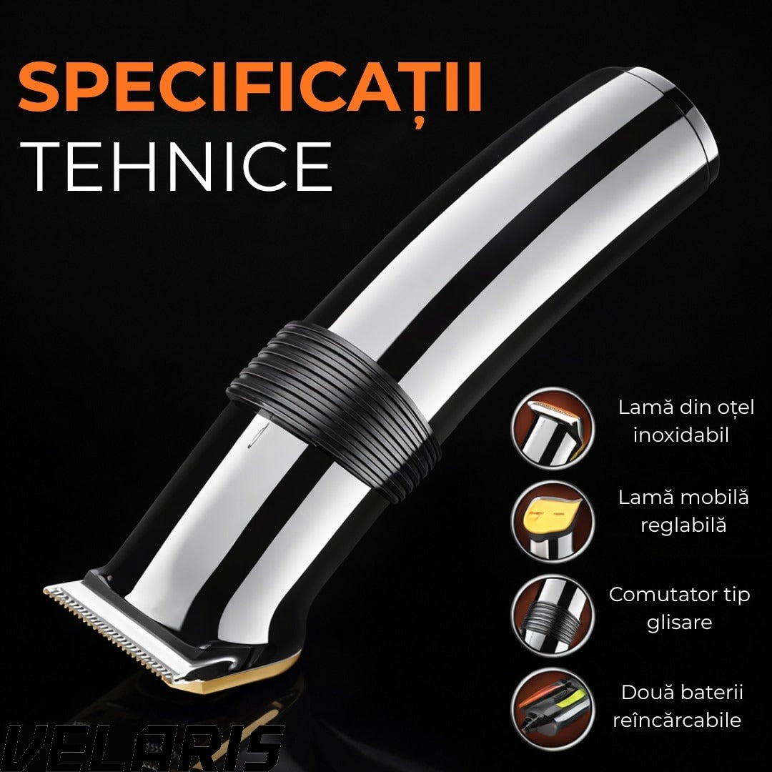 Aparat de tuns, cu lame de precizie, design ergonomic, ideal pentru tunsul precis si confortabil, usor de manevrat si intretinut
