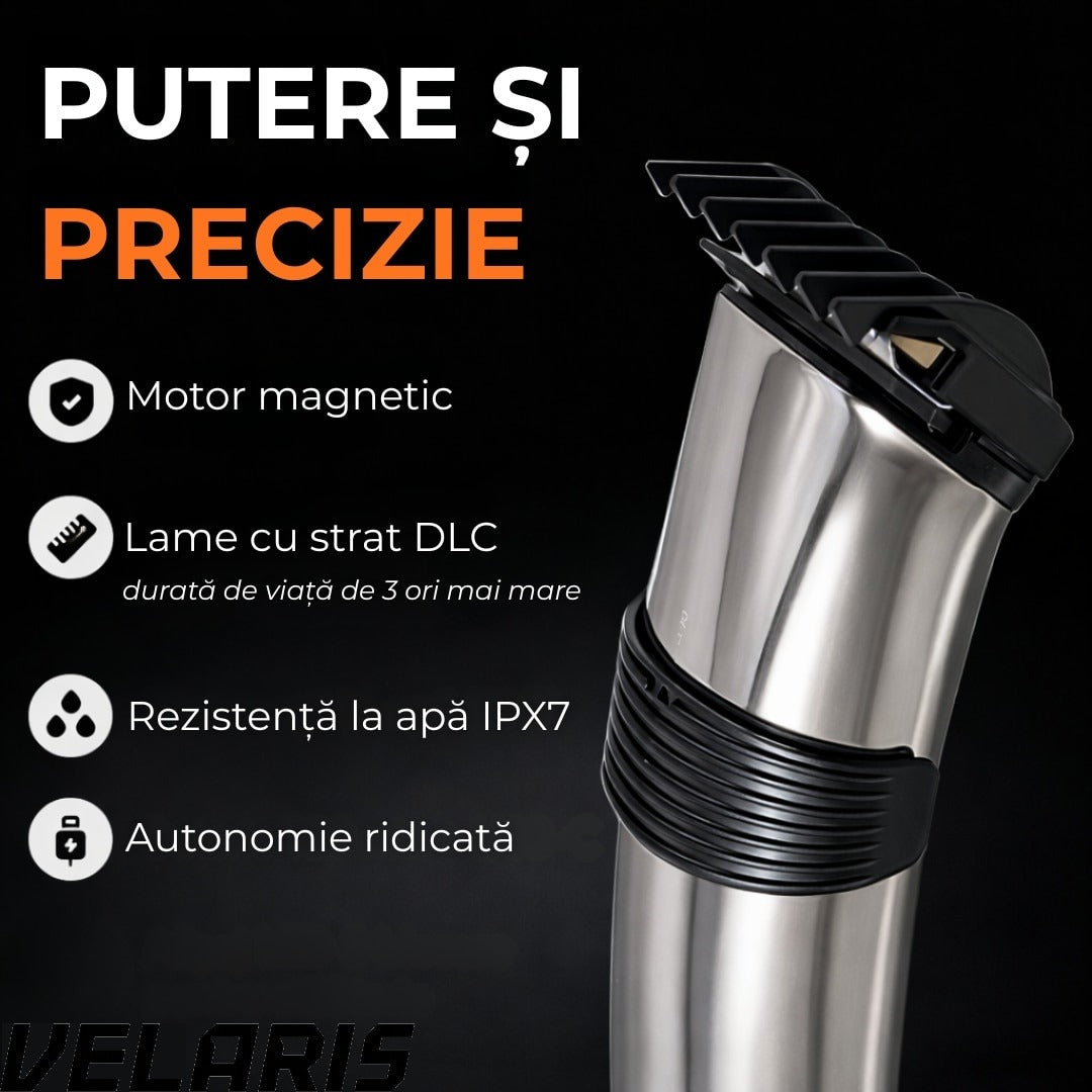 Aparat de tuns, cu lame de precizie, design ergonomic, ideal pentru tunsul precis si confortabil, usor de manevrat si intretinut
