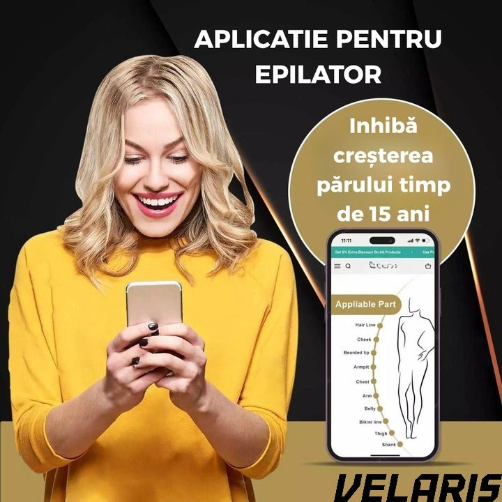 Aparat epilare IPL profesional Tehnologie cu lumina pulsata pentru rezultate vizibile si durabile