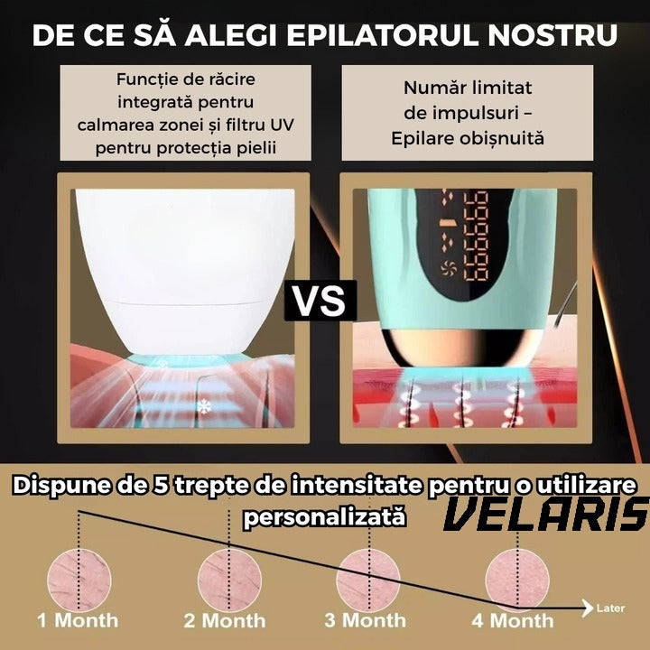 Aparat epilare IPL profesional Tehnologie cu lumina pulsata pentru rezultate vizibile si durabile