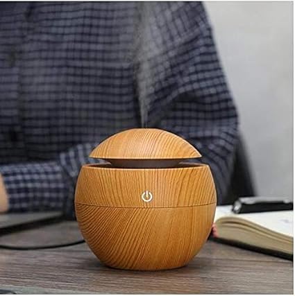 Difuzor aromaterapie UM-06, umidificator, 130 ml, LED 7 culori, USB