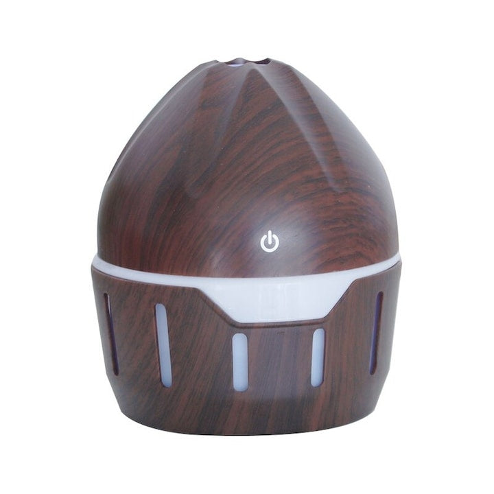 Difuzor aromaterapie SD-071 cu umidificator, 130 ml, LED 7 culori, maro