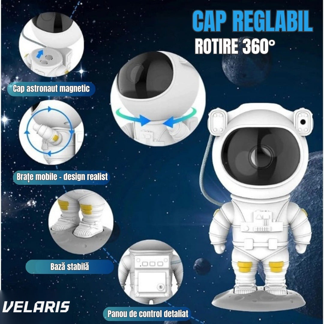 Proiector astronaut pentru cameră, lampă decorativă