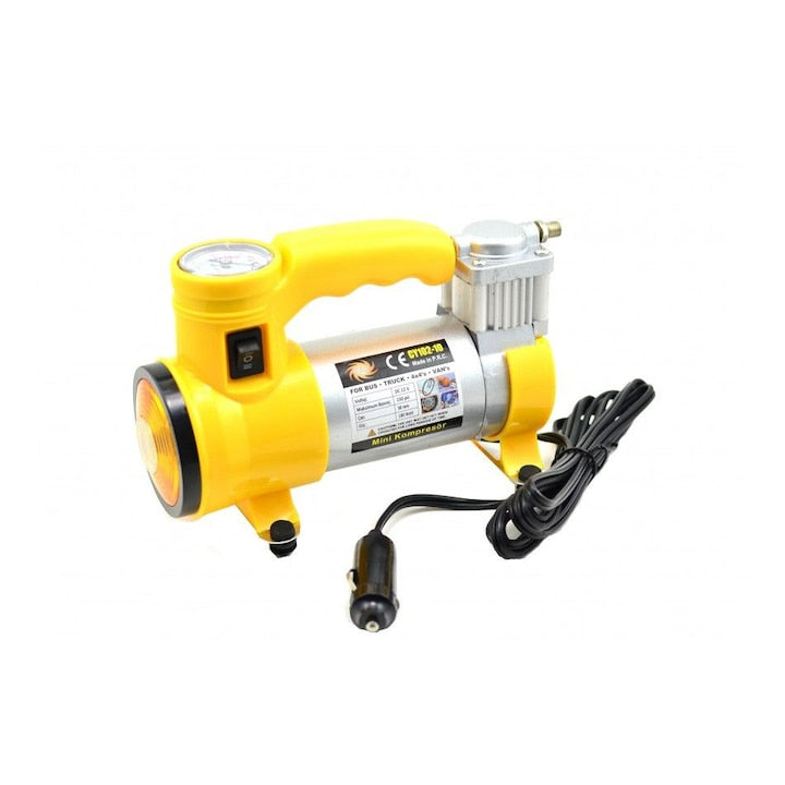 Compresor auto FOXMAG24, 12V, 150 PSI, 35L/min, galben