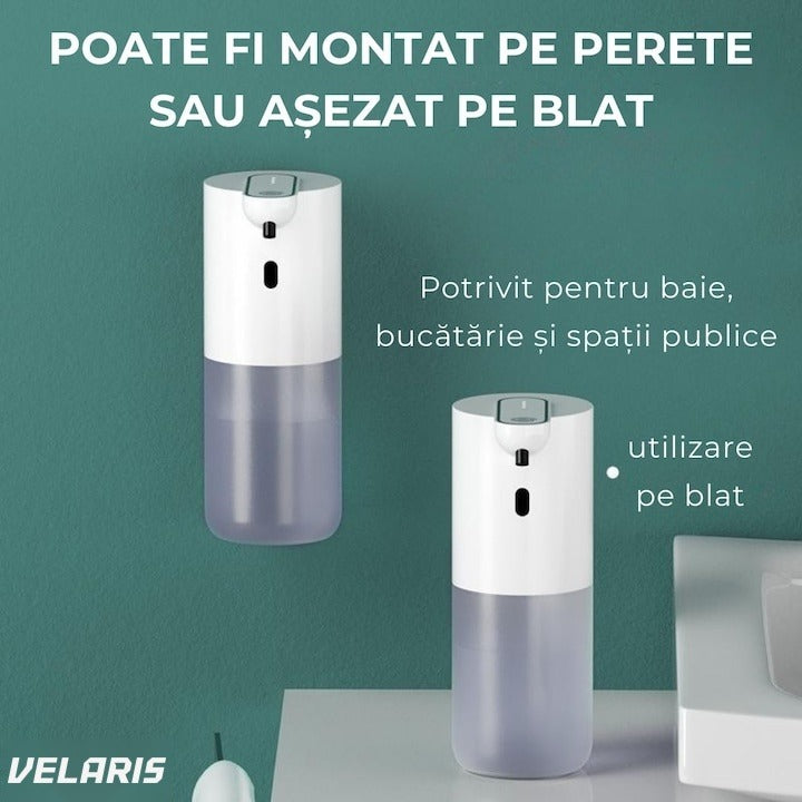 Dispenser spumă automată cu senzor IR, 4 niveluri, USB-C, 400 ml, IPX5