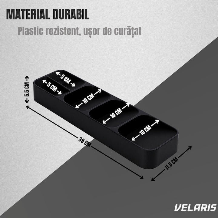 Organizator tacamuri negru