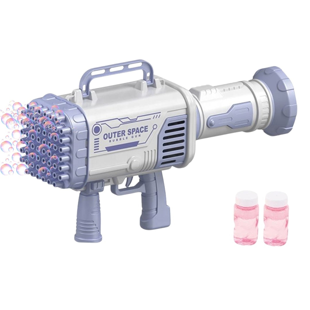 Pistol de baloane de săpun, 64 orificii, violet