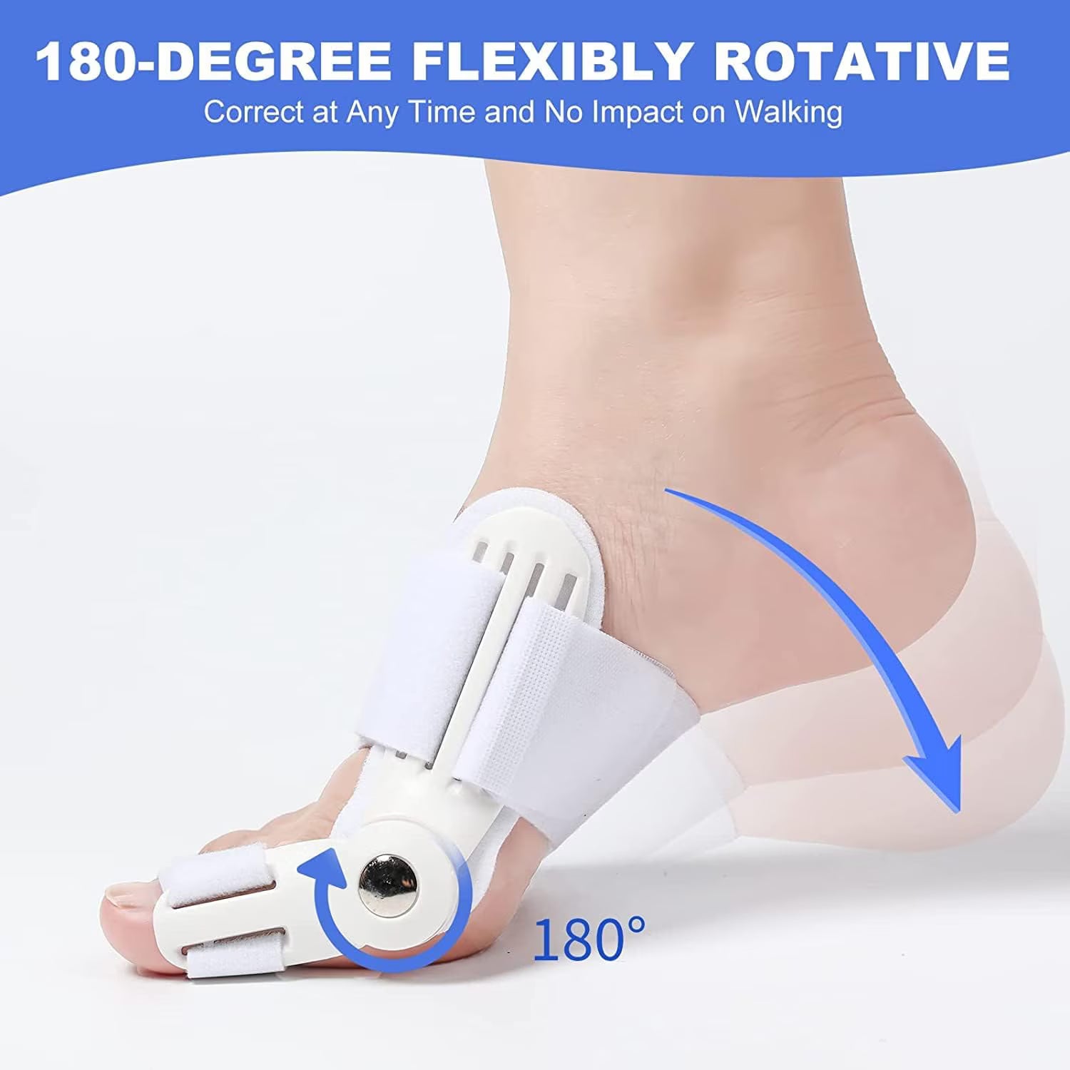 Corector bunion cu separator deget, sprijin ortopedic ajustabil, universal