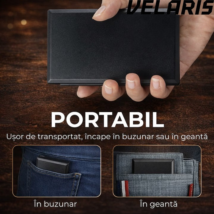 Cantar electronic pentru bijuterii, Pocket, 300 g, Rezolutie 0,01 g, Negru
