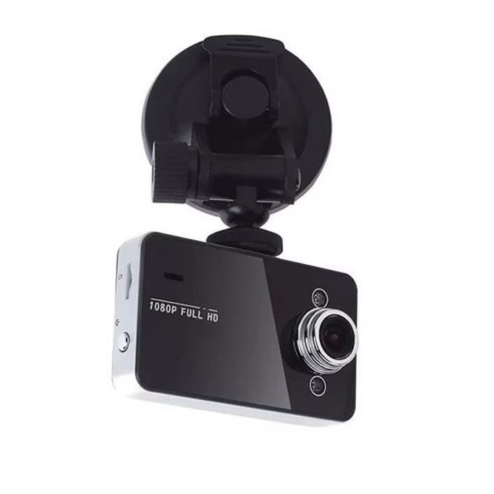 Cameră auto DVR Full HD 1080P, ecran 2.7", Night Vision, unghi 140°, card 32GB inclus
