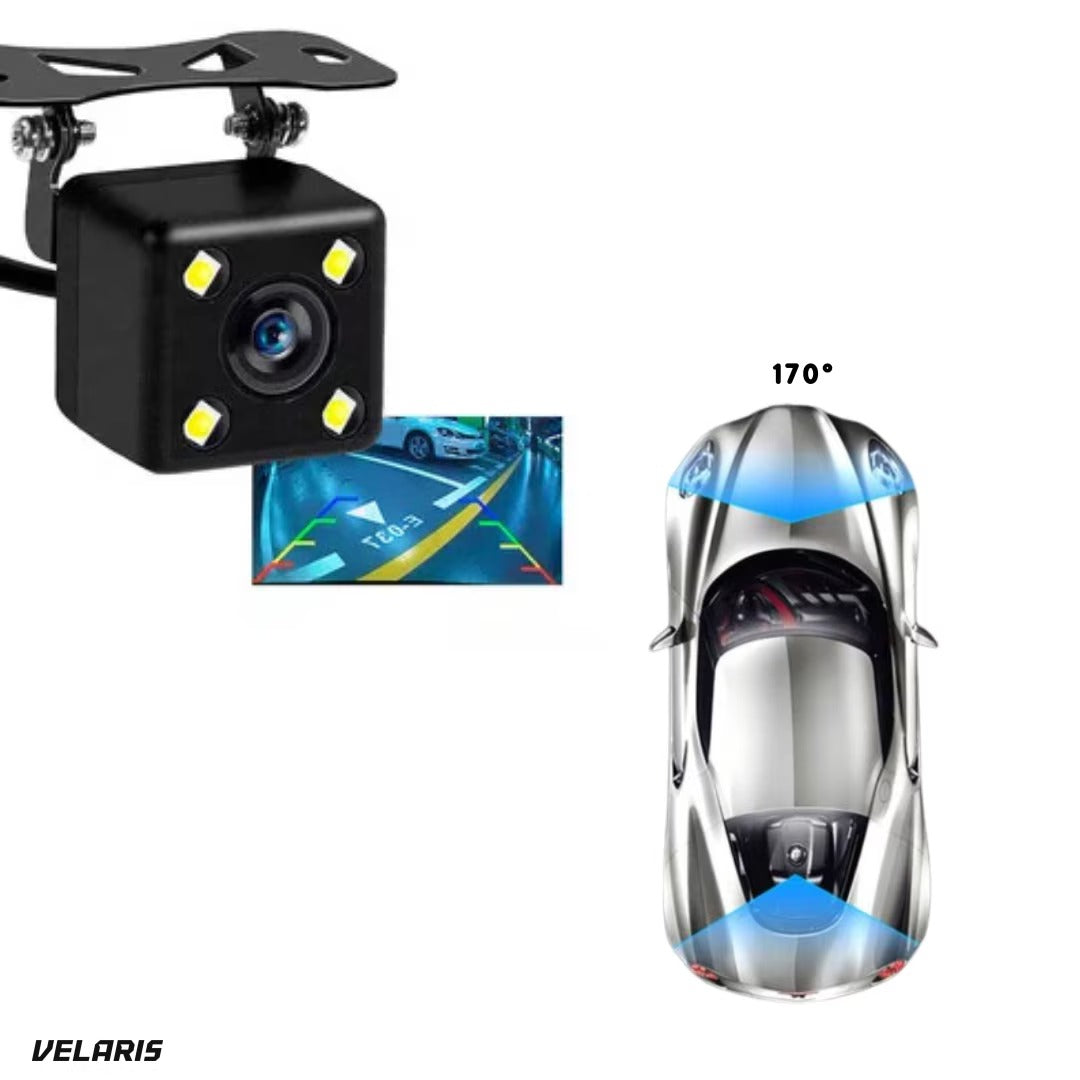 Oglindă auto DVR cu 2 camere, Full HD 1080p, ecran 4.3 inch, slot microSD
