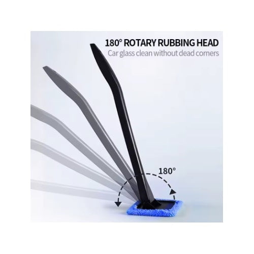 Aparat curatat geamuri auto, maner ergonomic, microfibra refolosibila, 34 cm