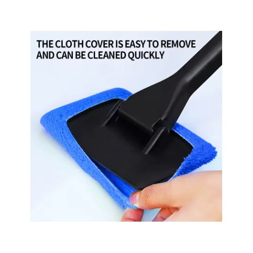 Aparat curatat geamuri auto, maner ergonomic, microfibra refolosibila, 34 cm