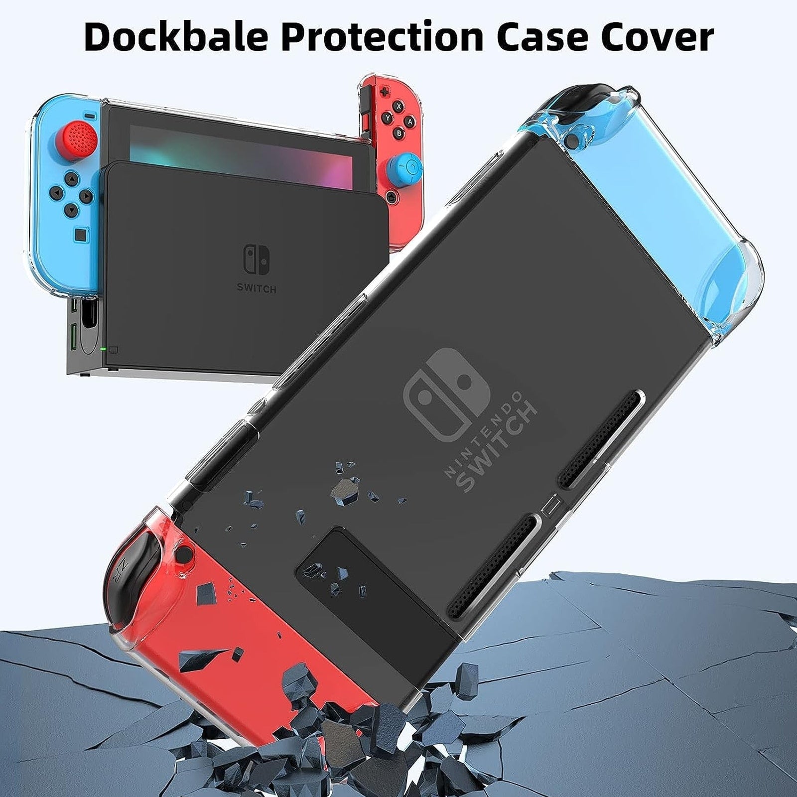 Husă de transport pentru Nintendo Switch / Switch OLED, protecție completă, design compact, negru
