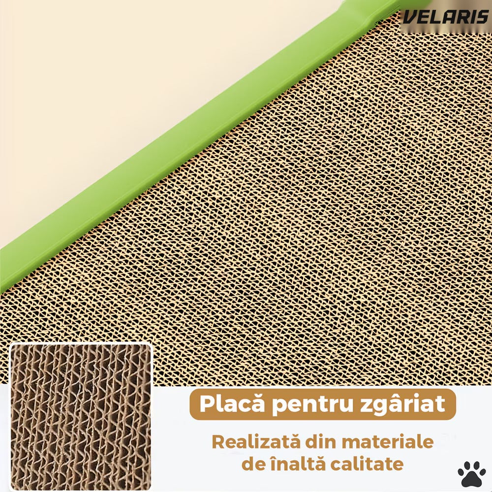 Set de joacă pisici L, carton șifonier, verde, 60 cm