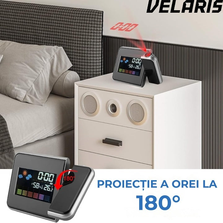 Ceas cu Calendar, Alarma si Proiector Tip LED DS-8190