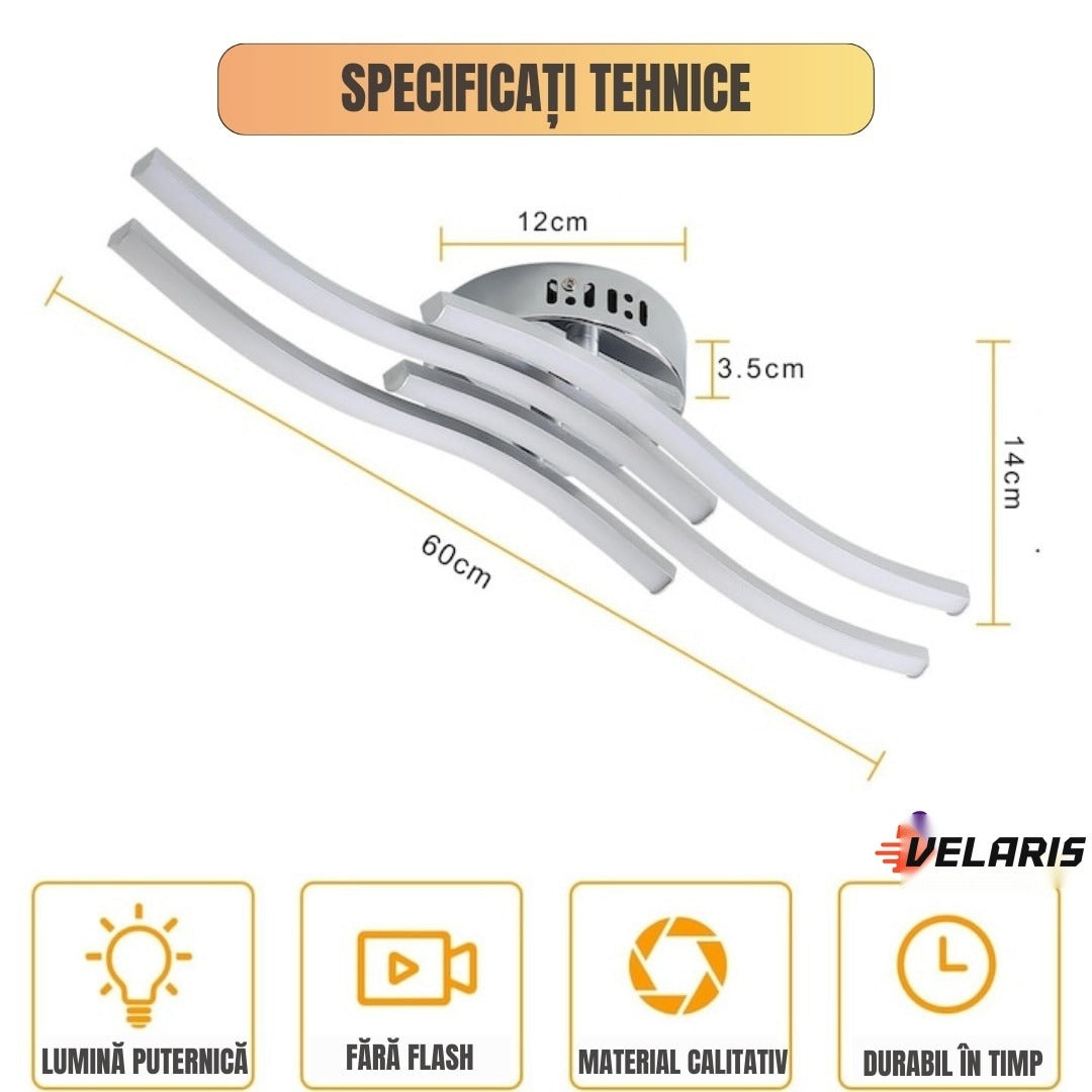 Plafonieră, lumină rece, pentru tavan