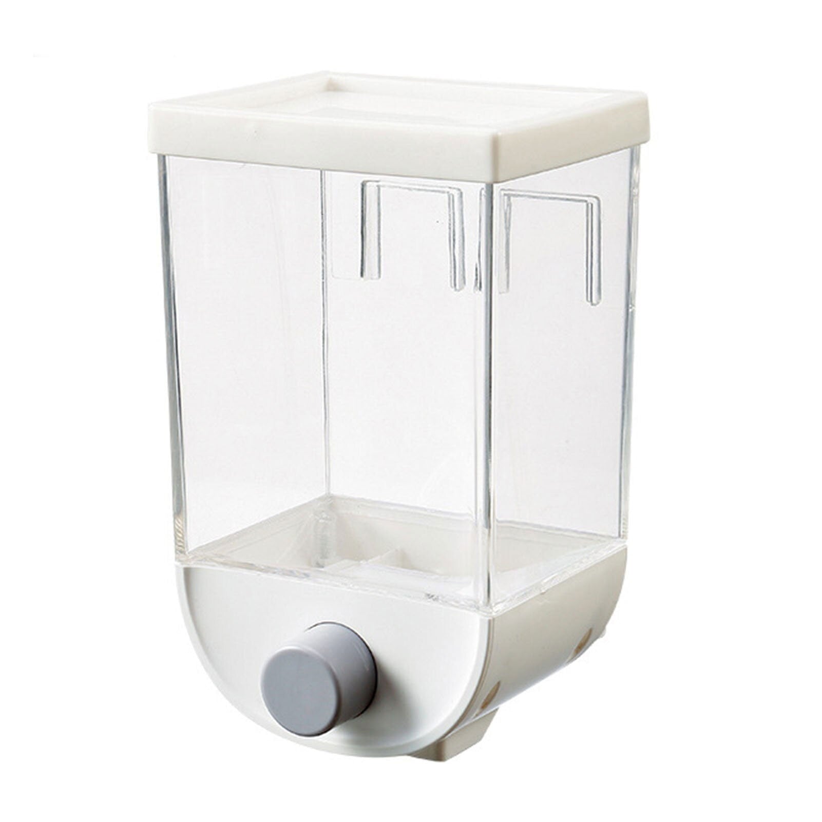 Dispenser cereale 1 L, plastic durabil, alb