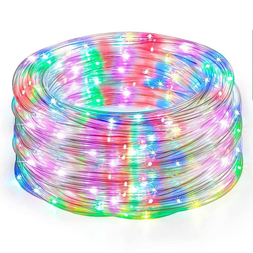 Șir luminos Crăciun 10 m, 8 efecte, multicolor, rezistent la apă