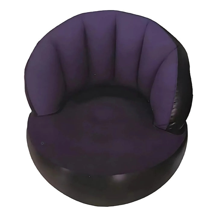 Fotoliu gonflabil cu pompă inclusă, design modern, 85x70 cm, interior și exterior, violet