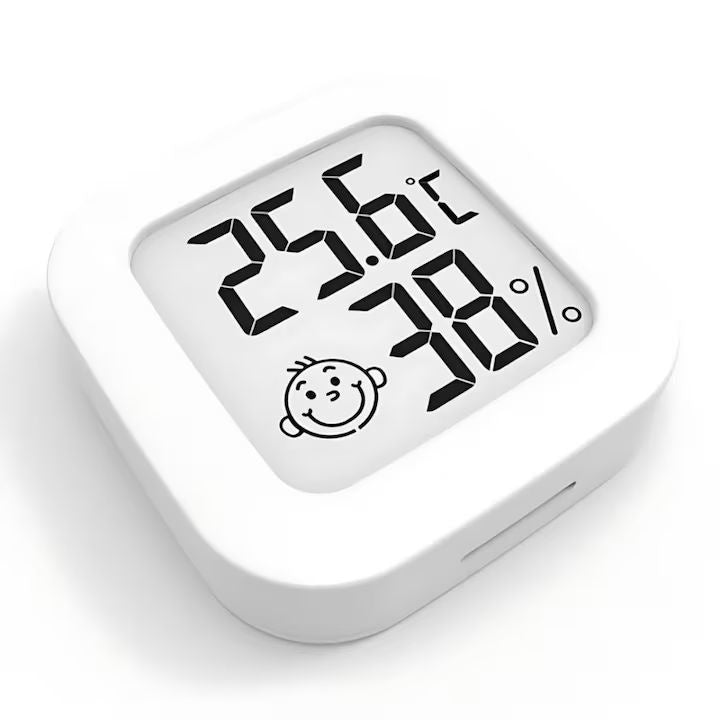 Termometru și higrometru digital cu afișaj LCD, indicator confort, baterie inclusă