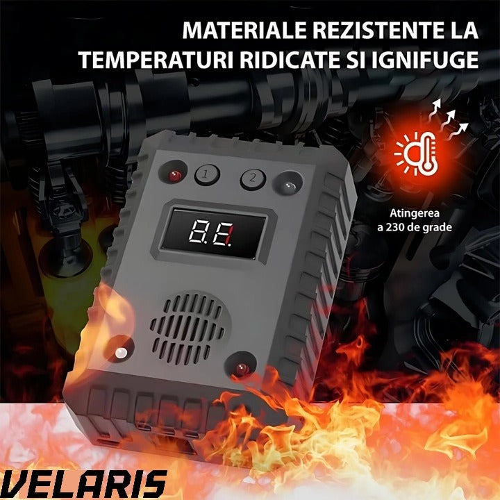 Dispozitiv Antirozatoare Ultrasonic SJZ-021, 9-65kHz, cu LED si Display, Alimentare 5-24V, Functioneaza cu Baterii sau Auto