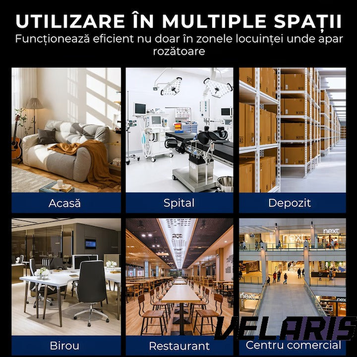 Dispozitiv/Repelent Ultrasunete Anti Rozatoare Insecte 220V Priza, Interior, Soareci, Gandaci, Tantari, Alb