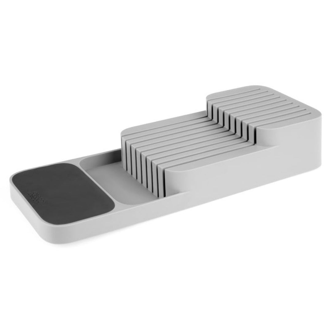 Suport organizator pentru cuțite în sertar, design ergonomic, material durabil