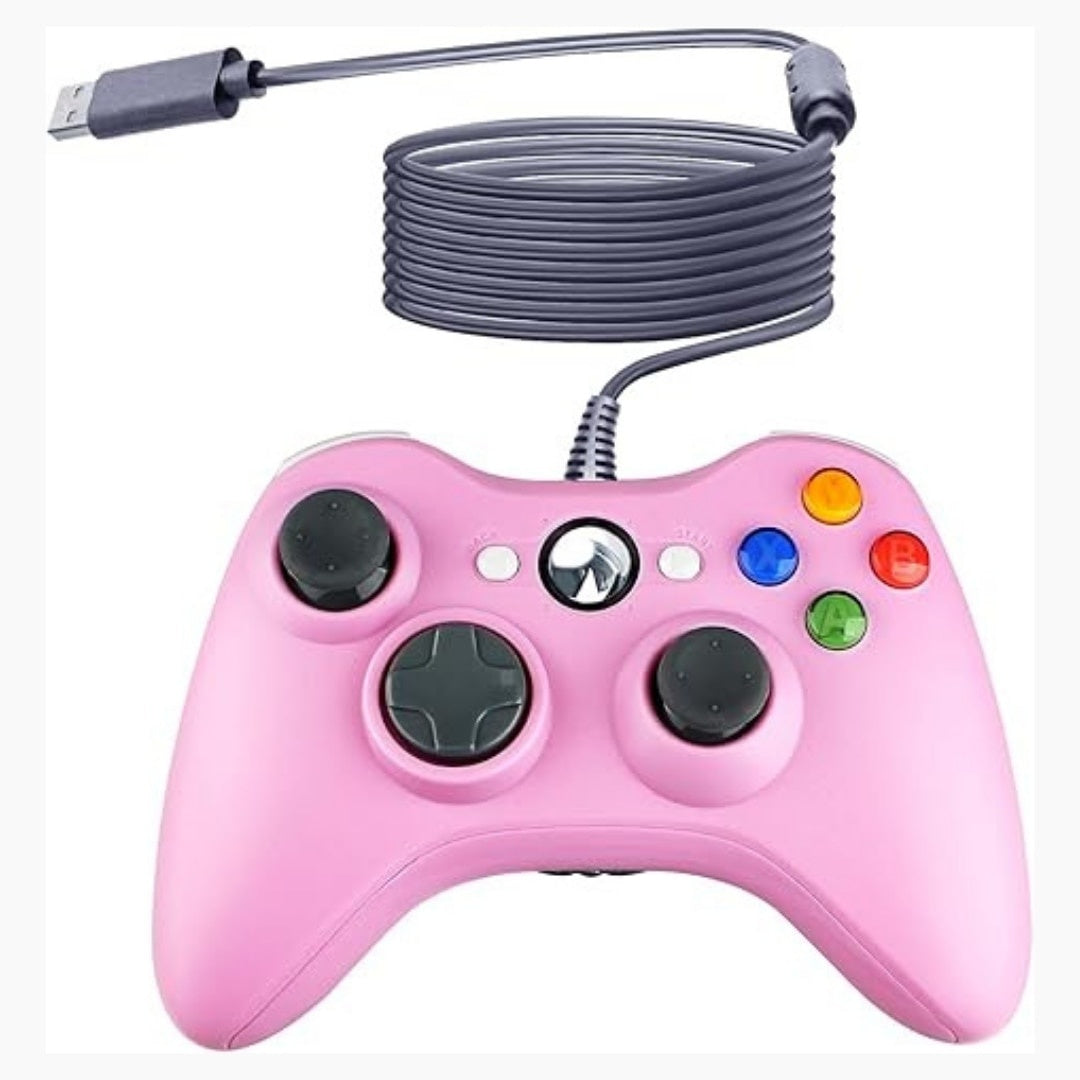 Gamepad Dual Shock PC Xbox 360, 2 analogi, vibratii, 2.5 m USB