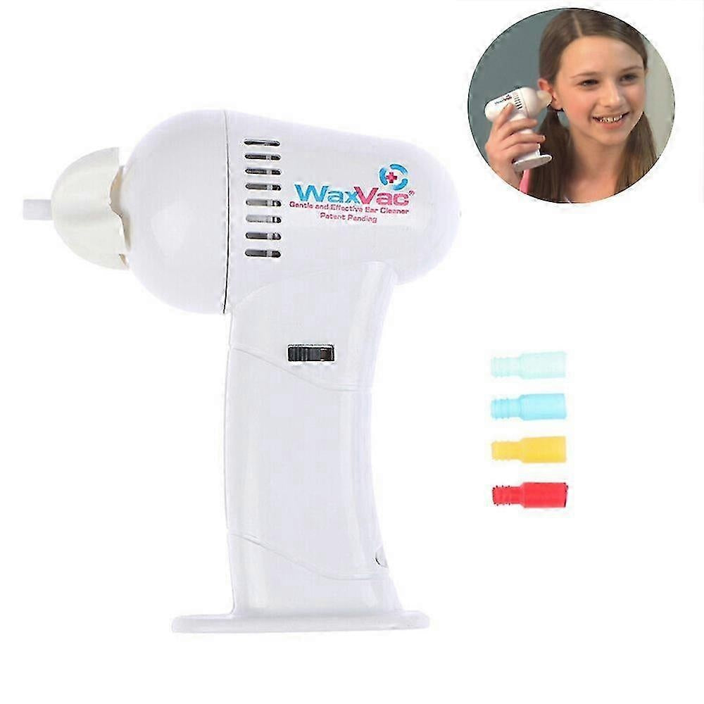 Dispozitiv curatat urechi, electric, 4 vârfuri silicon, fără fir, ergonomic