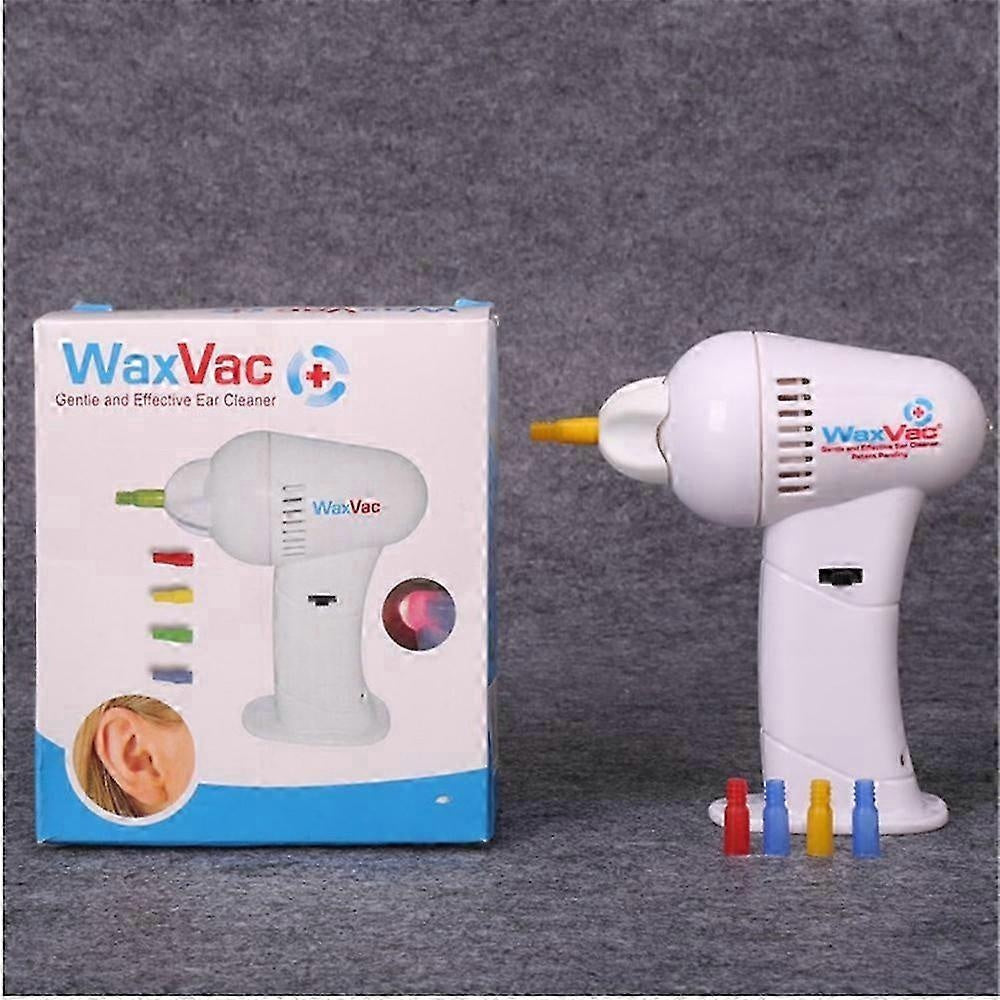 Dispozitiv curatat urechi, electric, 4 vârfuri silicon, fără fir, ergonomic