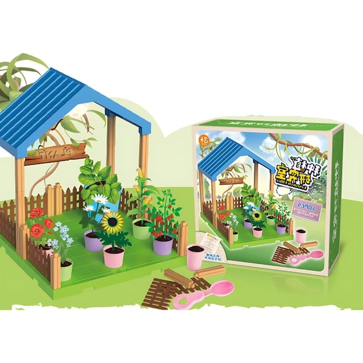 Casă educativă de jucărie model 556-51A, verde, vârstă 3+