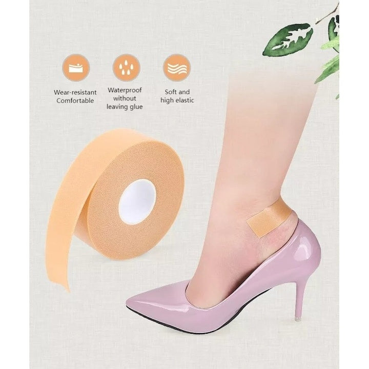 Plasture elastic, 5 m, impermeabil, spumă bumbac, anti-frecare, bej