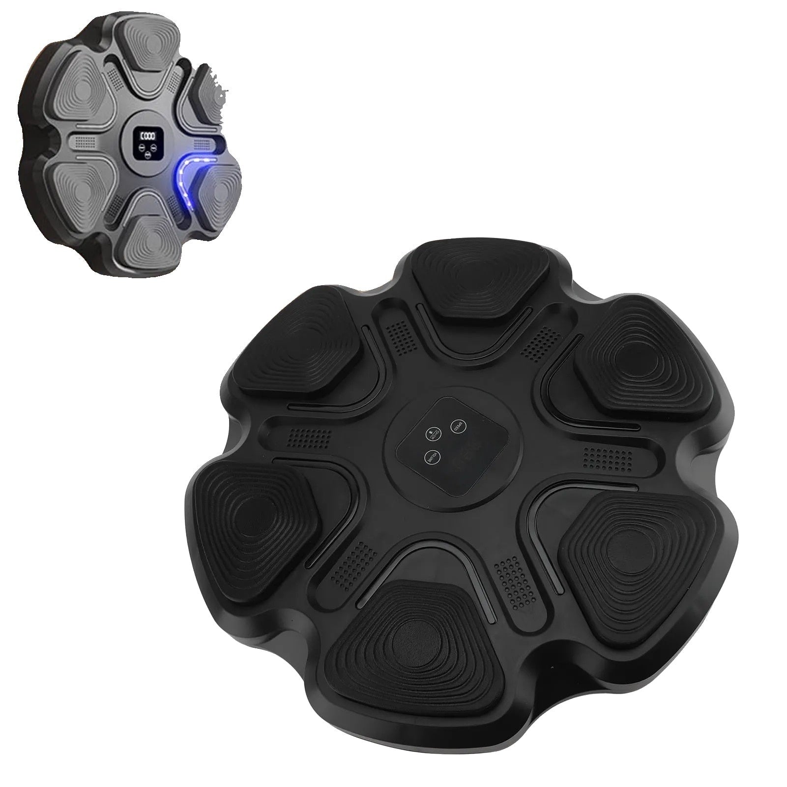 Sac box electronic cu Bluetooth, 10 moduri antrenament, difuzoare stereo, contor lovituri, 1200 mAh