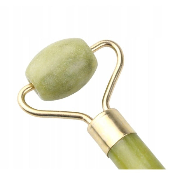 Dispozitiv de masaj facial, verde/auriu