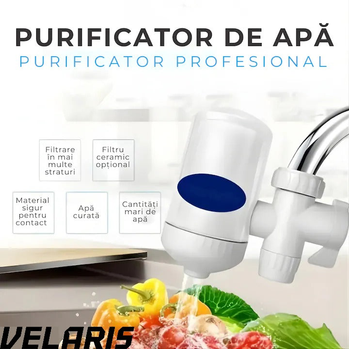 Filtru de apa pentru robinet, ceramic, 10.000 litri, montaj simplu, plastic